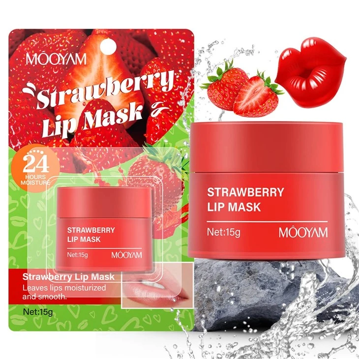 MOOYAM 15g Cherry Lip Mask /Strawberry Lip Mas/Vitamin C Lip Mask factory